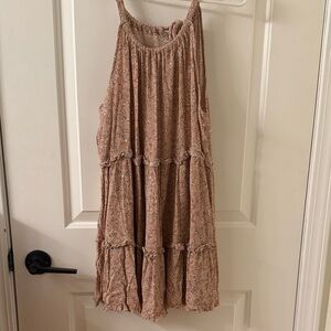 Boho Floral Tiered Dress